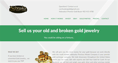 Desktop Screenshot of cornhuskergold.com